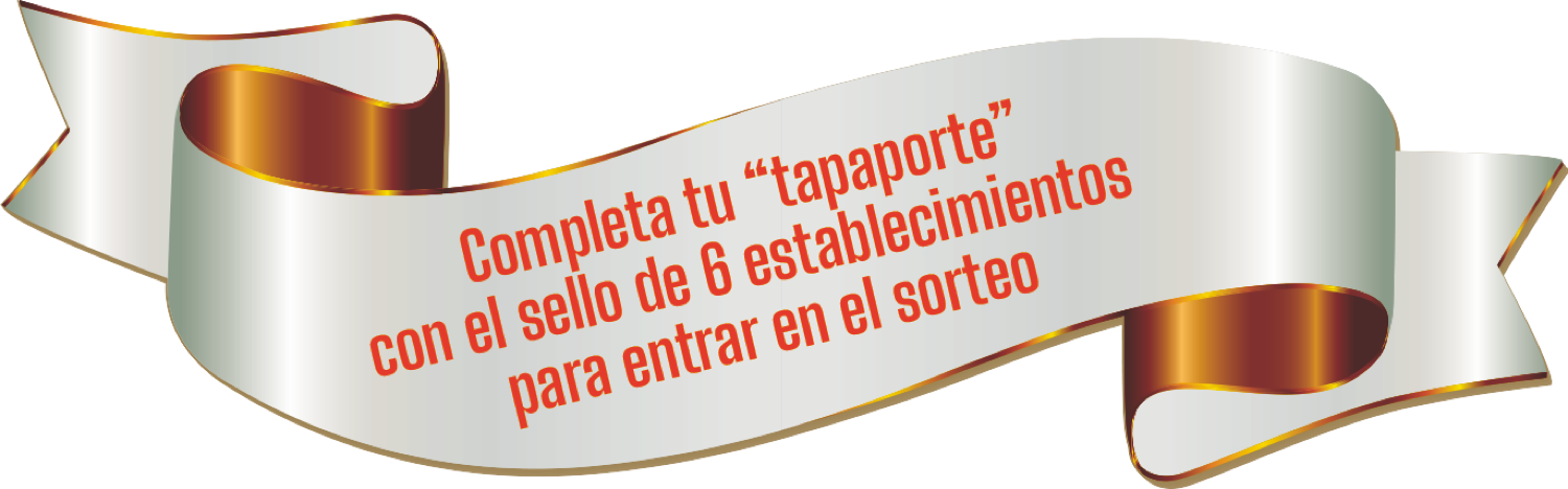 completa el tapaporte con el sello de seis establecimientos