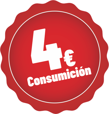 4 euros la consumicion